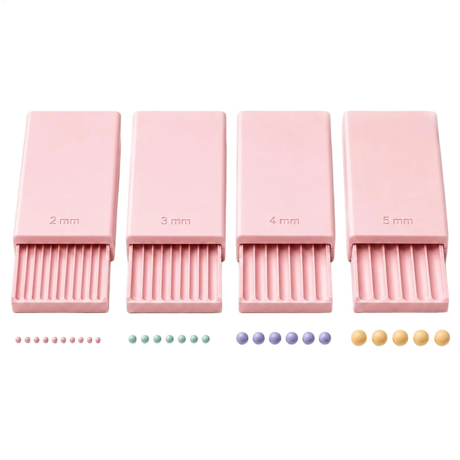 3D Printing Workshop - 粘土ボールメーカー 2mm 3mm 4mm 5mm 再利用可能なDIYジュエリー製作粘土ローラー
