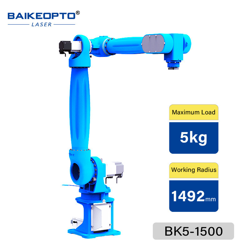 3D Printing Industrial - BK5-1500耐荷重5KG自動産業用6軸ロボットアームマニピュレータ、3D溶接、切断、印刷、洗浄用ロボットアーム