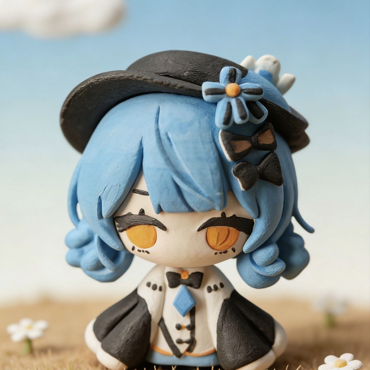 3D Printing Games Free - ゲーム魔法少女魔女裁判 ヒカミメルル ‌ コスプレ 3D プリントフィギュア