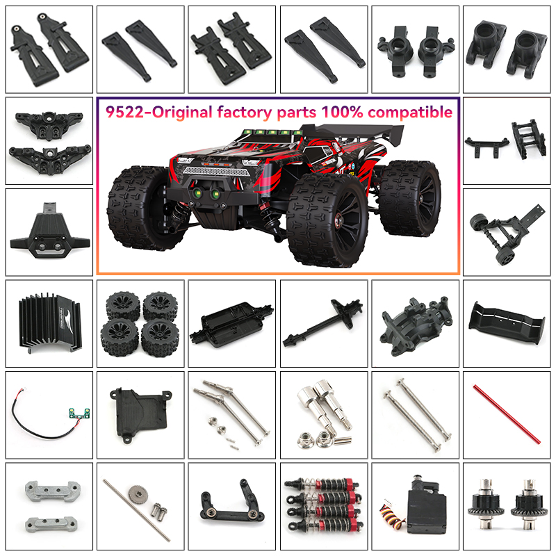 Lead Screw Stepper - 9522 50KM/H高速RC自動車部品 ESCアーム ターニングカップ ドライブシャフト ギア