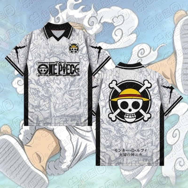 3D Printing One Piece - 2026 アニメワンピースルフィ 3D プリント Tシャツ服ポロ V