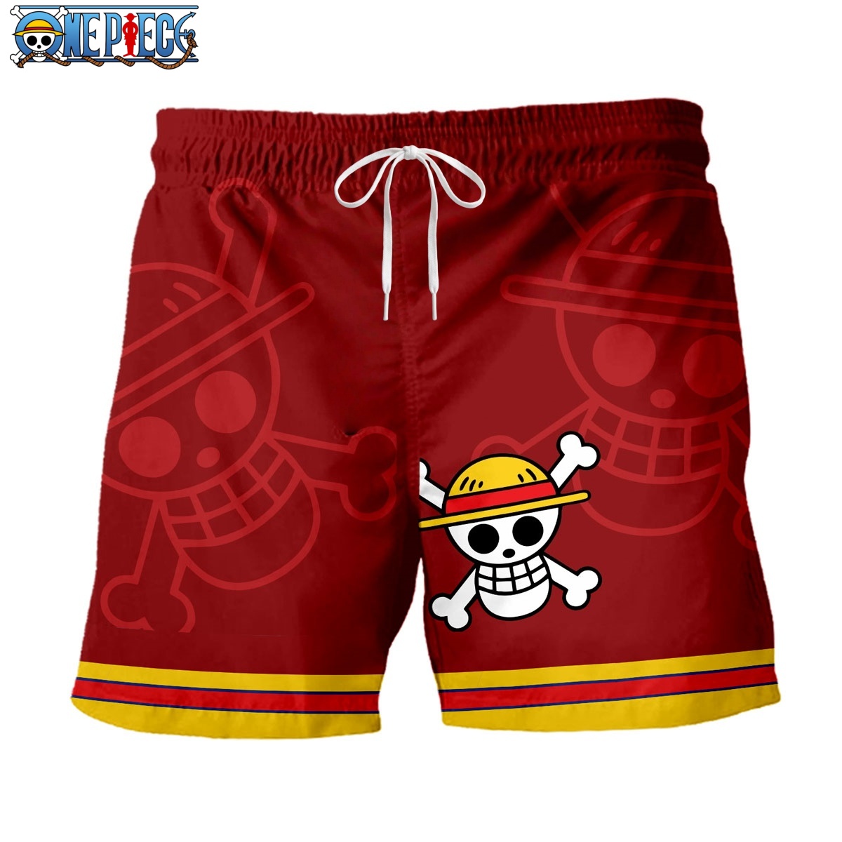 3D Printing One Piece - 2026 夏ワンピース ルフィ レトロ コスプレ ショーツ