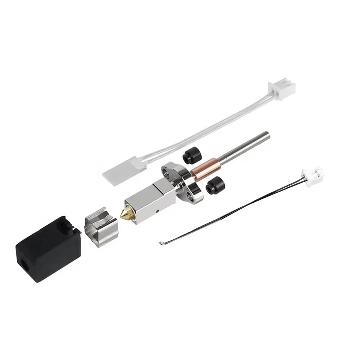 3D Printer Hotend Kit - K1C ホットエンド交換用ノズル真鍮 0.4mm 用アップグレードホットエンドキット K1 MAX