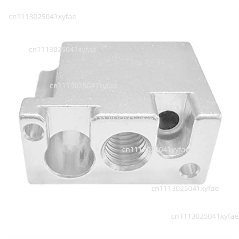 3D Printer Hotend Kit - 3Dプリンターホットエンドキット ノズルプリントヘッド 真鍮製ヒートブロック スロート銅メッキ押出機部品