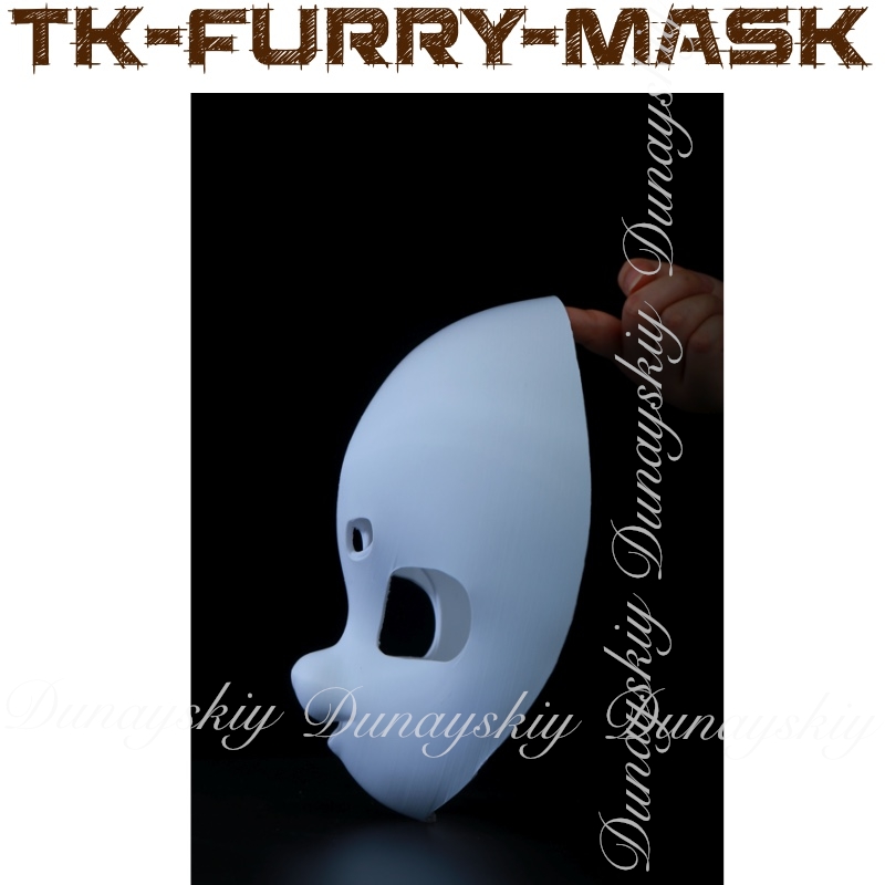 ハロウィンアニメTK-毛皮マスクコスプレ、白い3Dプリント技 - 3D Printing Technology のレビューと価格