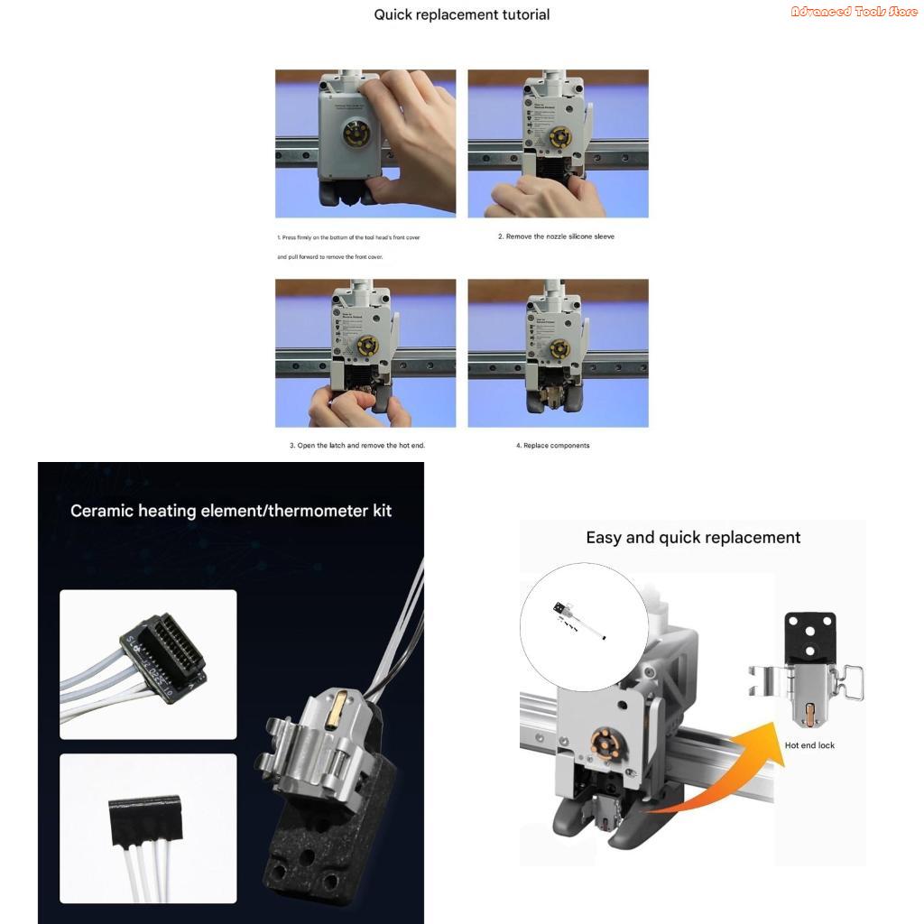 3D プリンタのホットエンドメンテナンス W91B のための - 3D Printing Zirconia のレビューと価格