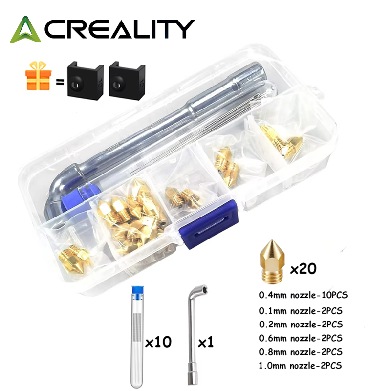 CREALITY 20 個 MK8 真鍮ノズル 0.2/0. - 3D Printing Creality のレビューと価格
