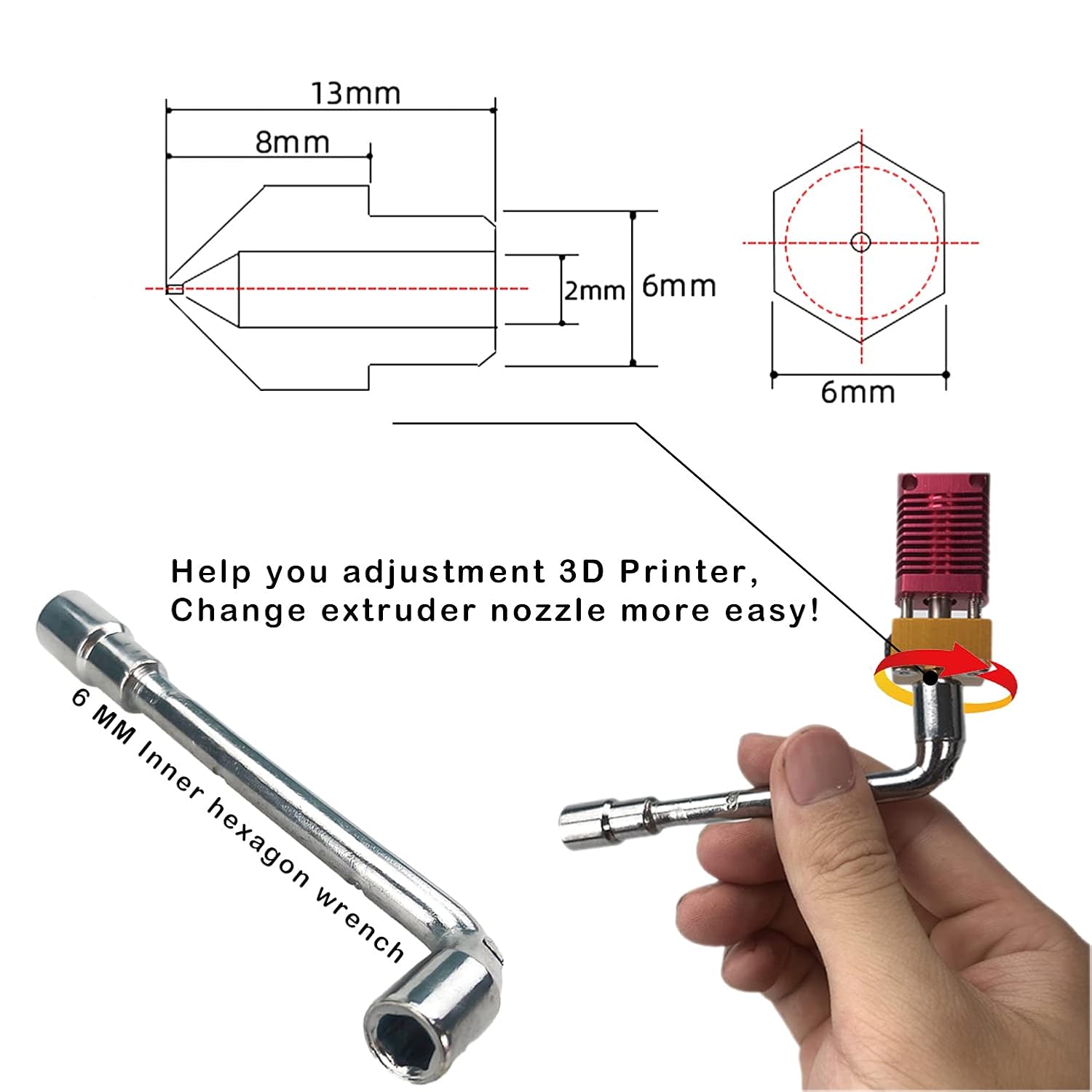 CREALITY 20 個 MK8 真鍮ノズル 0.2/0. - 3D Printing Creality のレビューと価格
