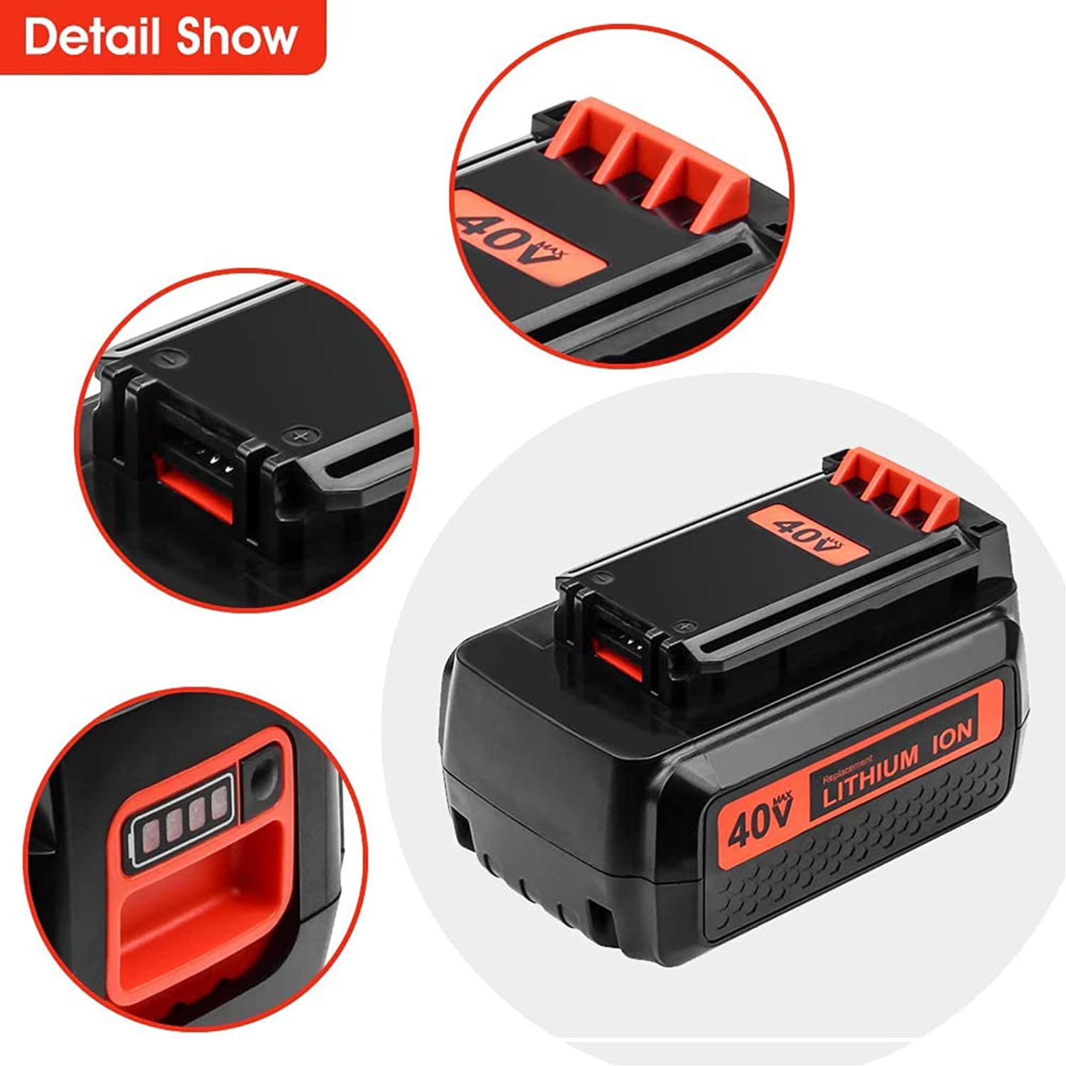 36V/40V 3.5Ah 交換用バッテリー、ブラック＆デッ - Black+Decker Tool Cordless のレビューと価格