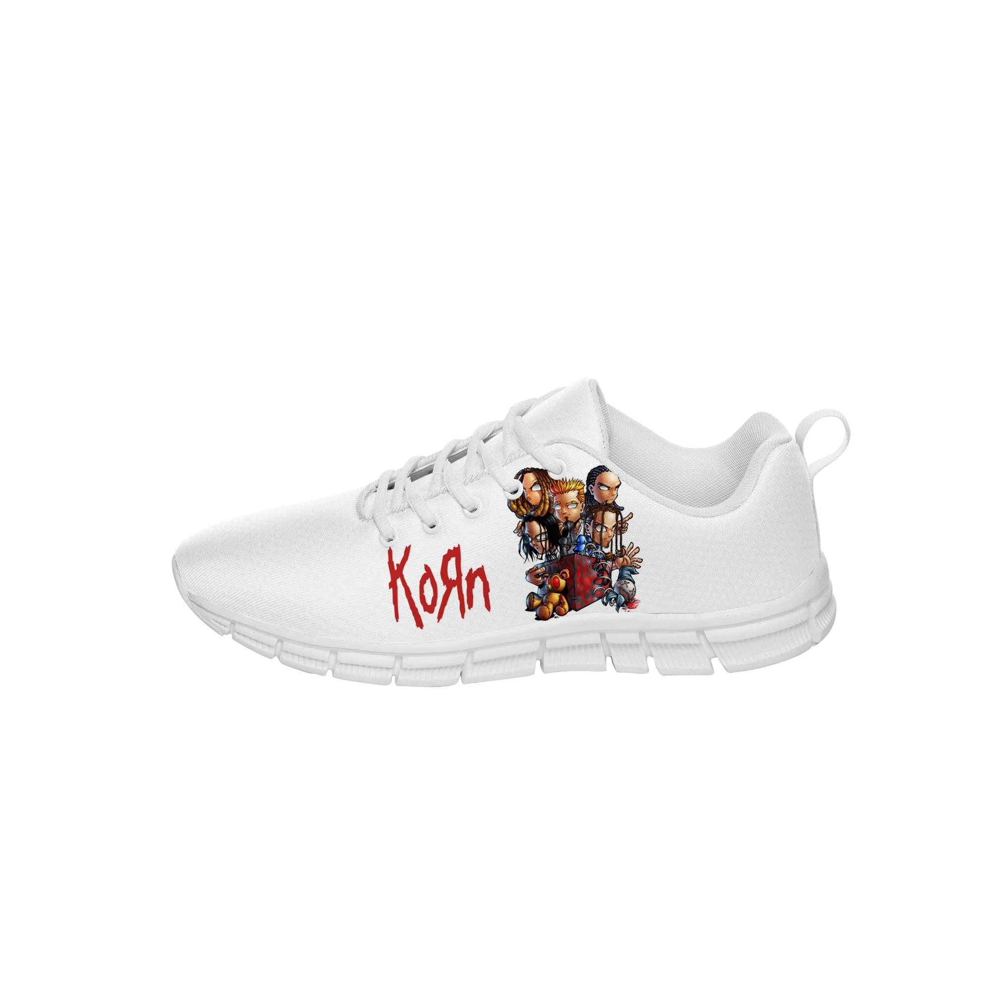 Korn ロックバンド ロートップ スニーカー メンズ レデ - 3D Printing Rock のレビューと価格