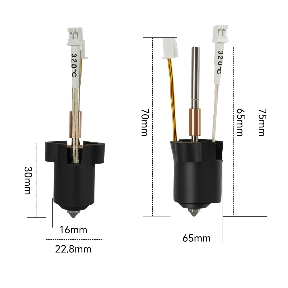 Creality K1C/K1 Maxホットエンドクイックス - 3D Printer Hotend Kit のレビューと価格