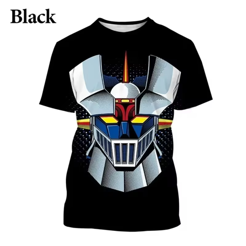アニメマジンガーZ 3DプリントTシャツ メンズ レディース - 3D Printing Z Hop のレビューと価格