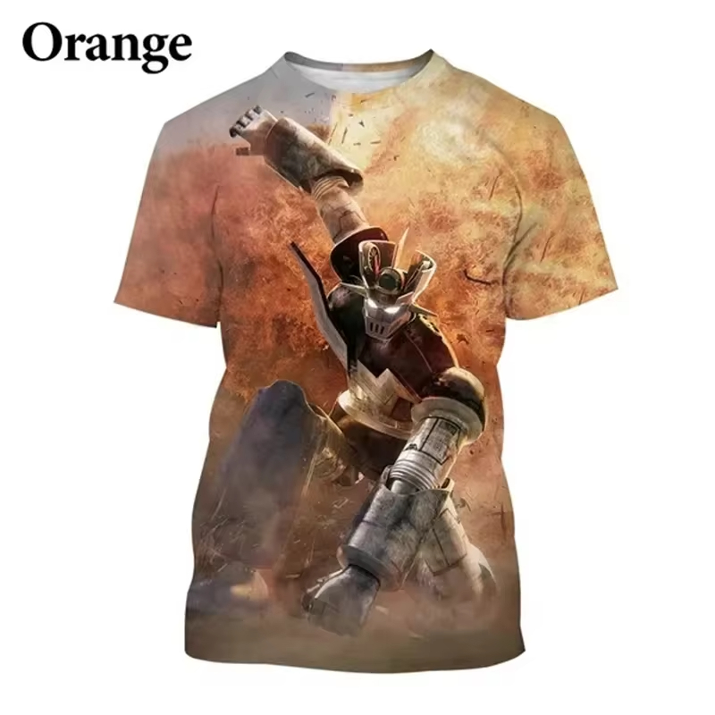 アニメマジンガーZ 3DプリントTシャツ メンズ レディース - 3D Printing Z Hop のレビューと価格