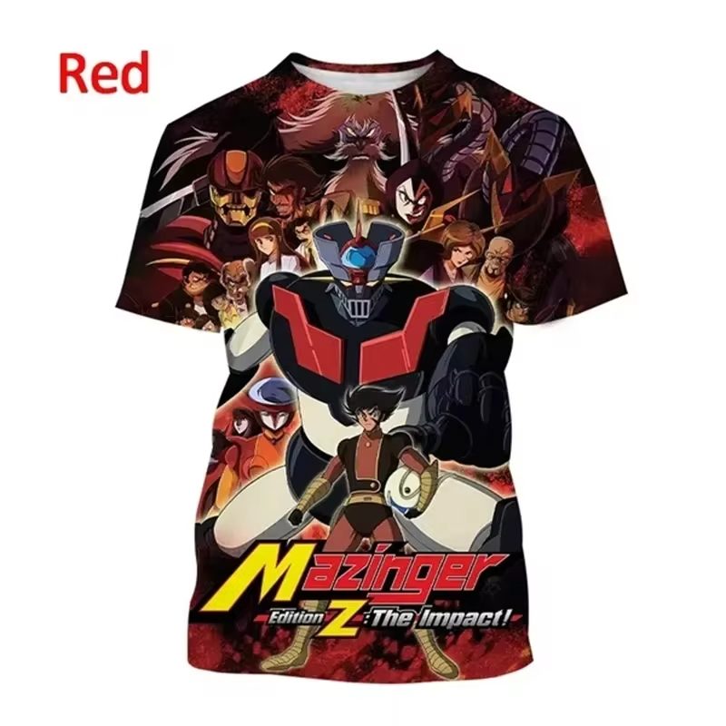 アニメマジンガーZ 3DプリントTシャツ メンズ レディース - 3D Printing Z Hop のレビューと価格