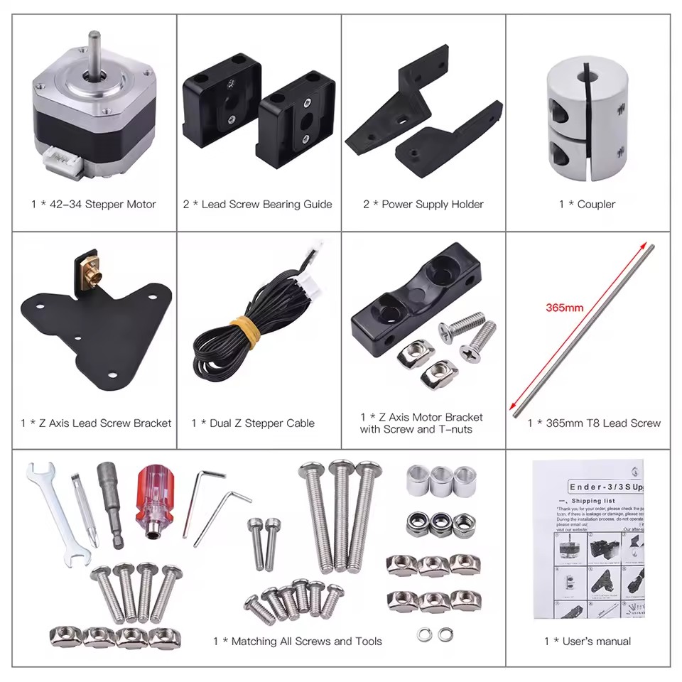 Ender 3 Dual Z軸アップグレードロッドキット（ス - Lead Screw Stepper のレビューと価格
